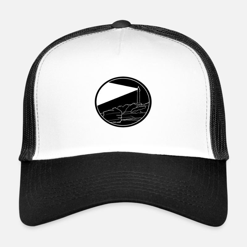 Biarritz lighthouse - Trucker Cap - white/black