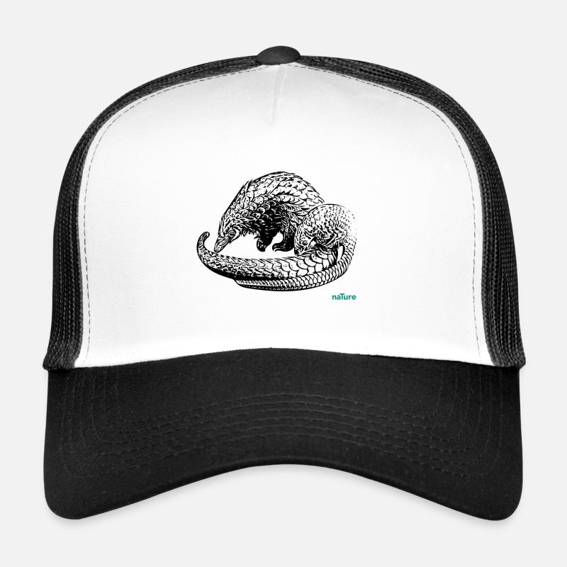 pangolin - Casquette trucker  - blanc/noir