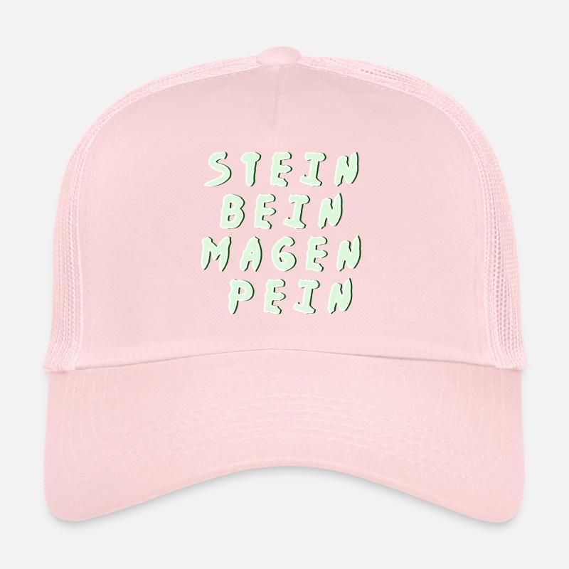 pierre jambe estomac pein Casquette trucker 