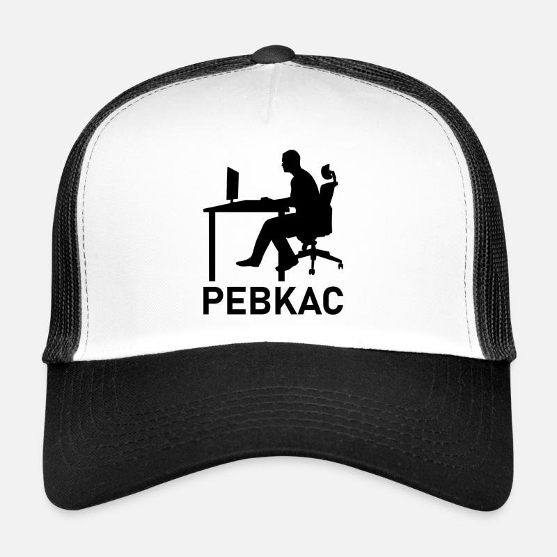 Cadeau d'informatique de programmation Pebkac Casquette trucker 