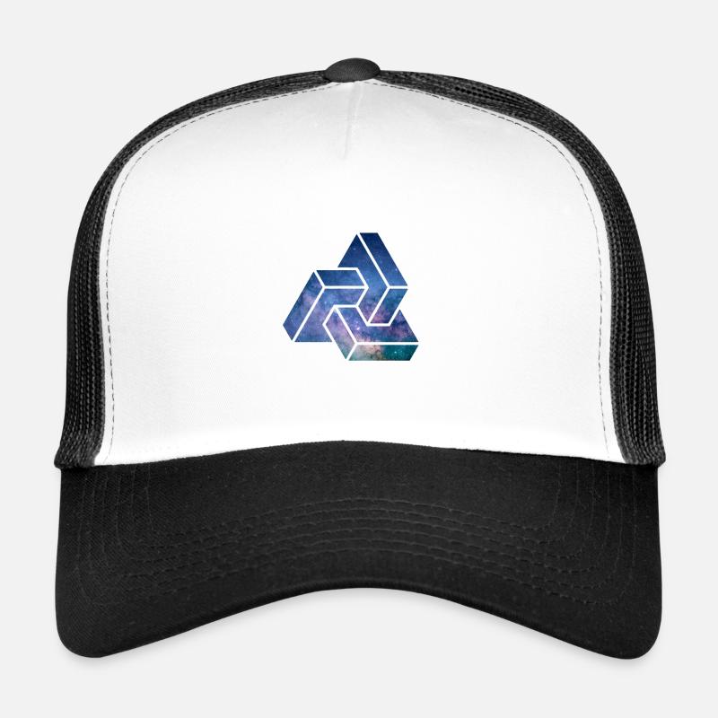 Geometric space Trucker Cap