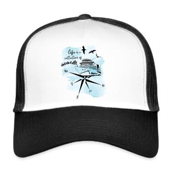 A Collection of Moments - Trucker Cap - white/black - Front
