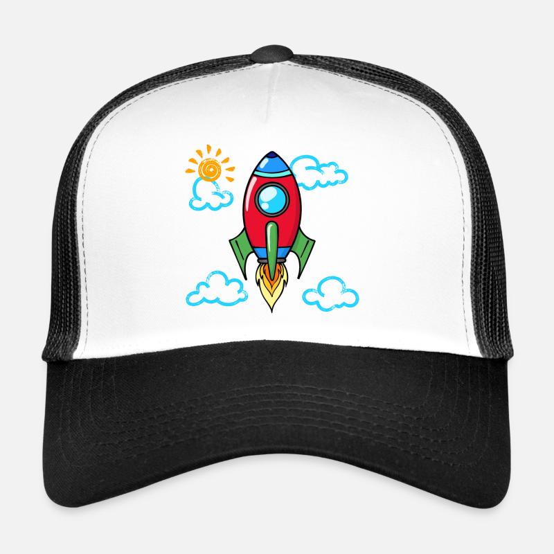Schulanfang Schulstart Rakete Schule Schultag Trucker Cap