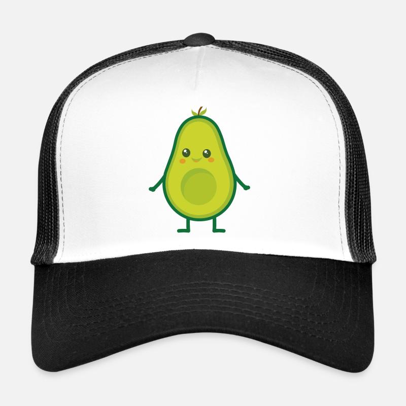 Avocado (Avocado Man) - Trucker Cap - white/black
