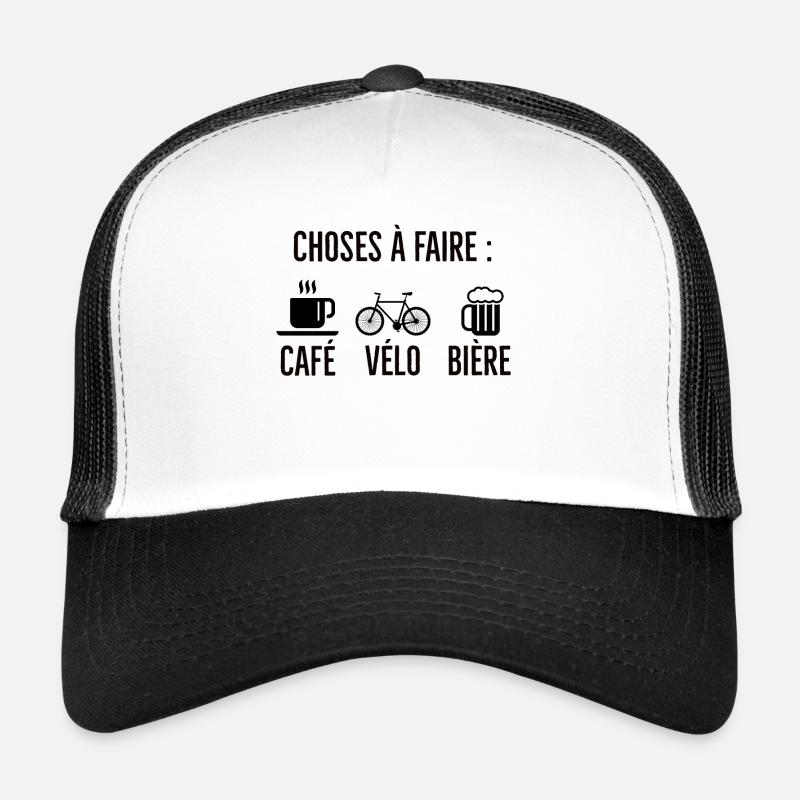 Café Vélo Bière Casquette trucker 