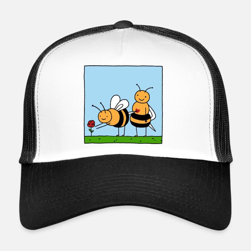 ABEILLE HUMMEL AMOUR AMOUREUX Casquette trucker 