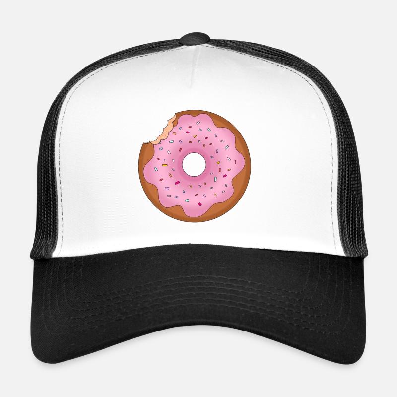 Pink Doughnut - Trucker Cap - white/black