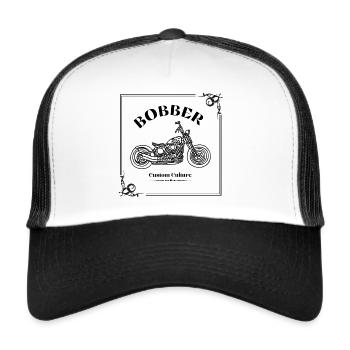 Bobber custom culture - Trucker Cap - white/black - Front