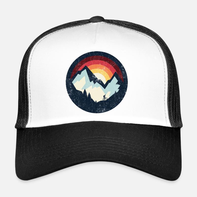 Sunset Ridge Mountain Ride - Trucker Cap - Weiß/Schwarz