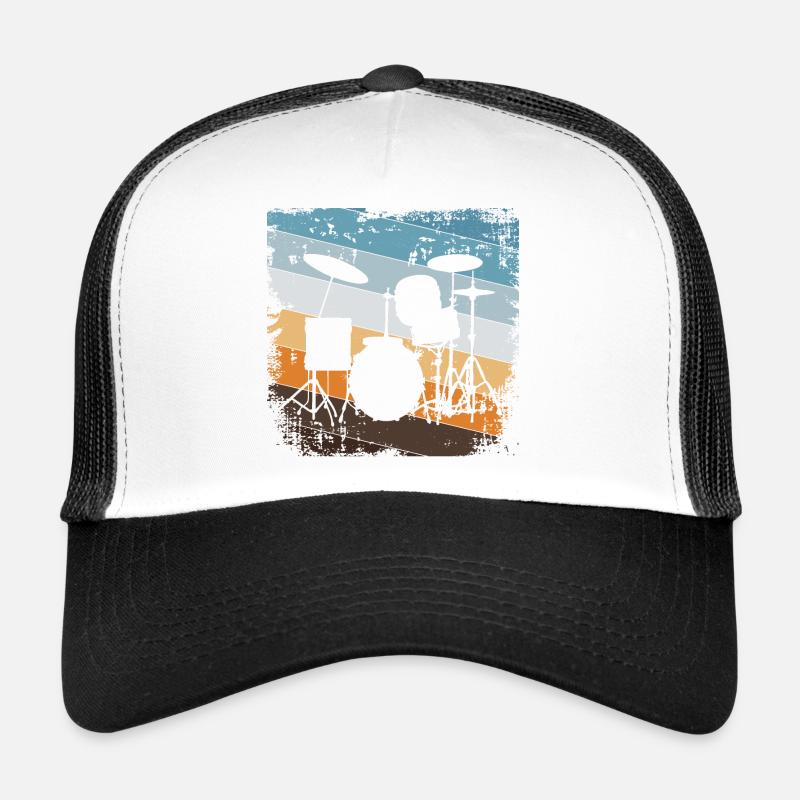 Drummers - Trucker Cap - white/black