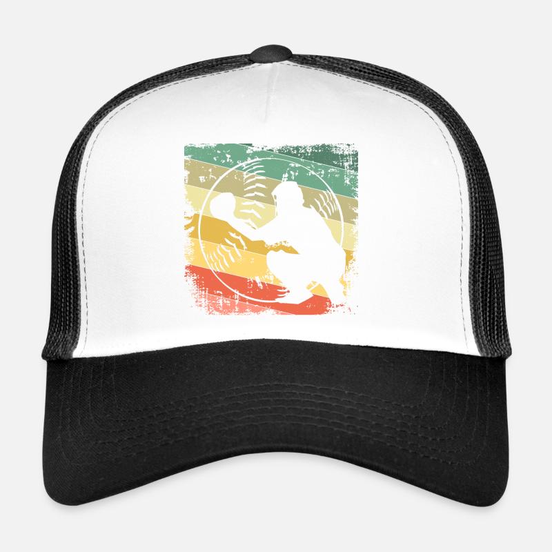 Baseball - Trucker Cap - Weiß/Schwarz