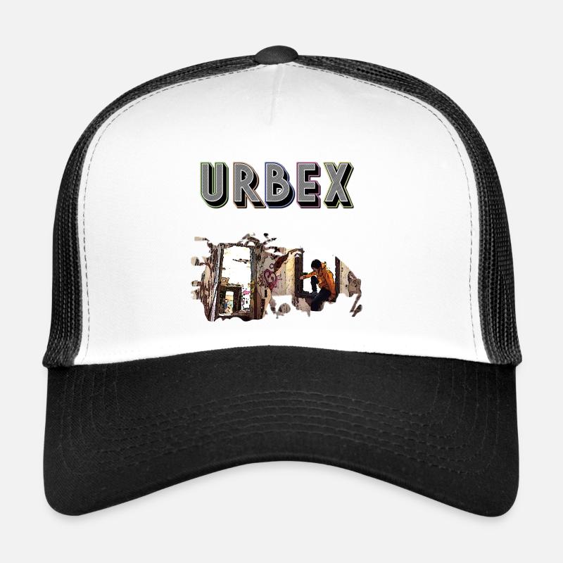 URBEX - Trucker Cap - Weiß/Schwarz