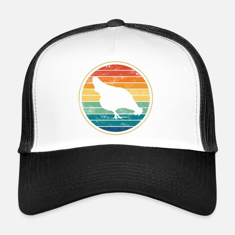 Chicken chickens - Trucker Cap - white/black
