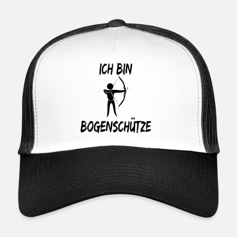 ich bin bogenschütze archery archer bogenschiessen Trucker Cap