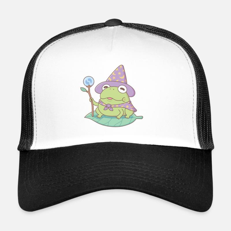 Magicien magicien de la grenouille mignonne Casquette trucker 
