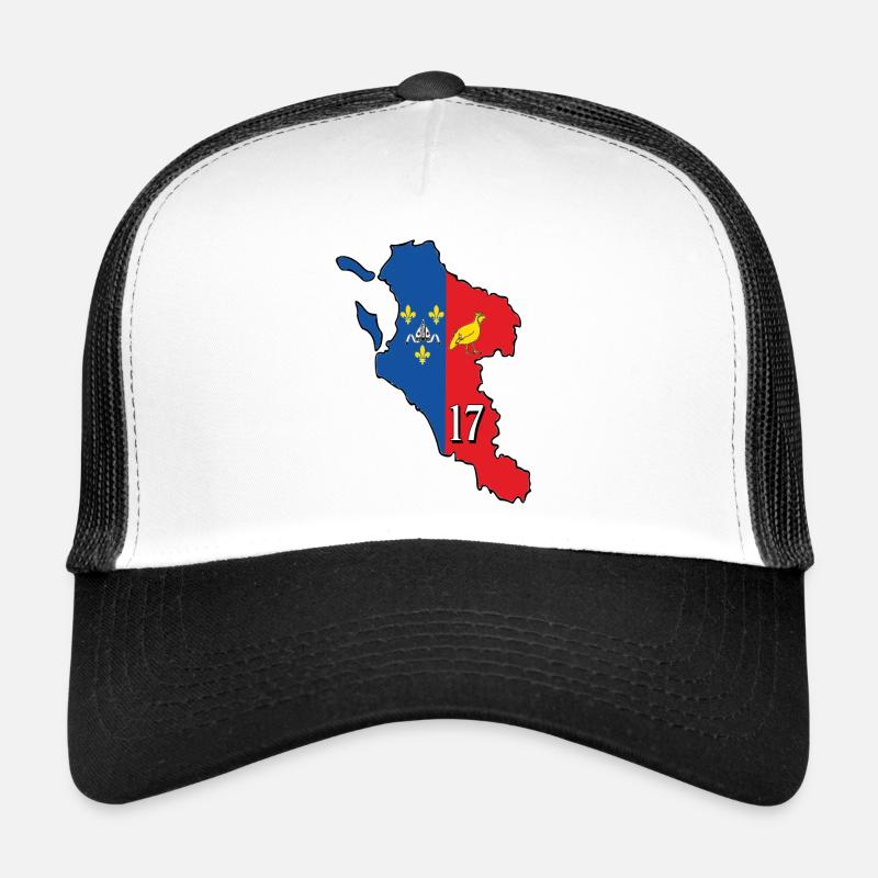 Charente-Maritime - Trucker Cap - Weiß/Schwarz