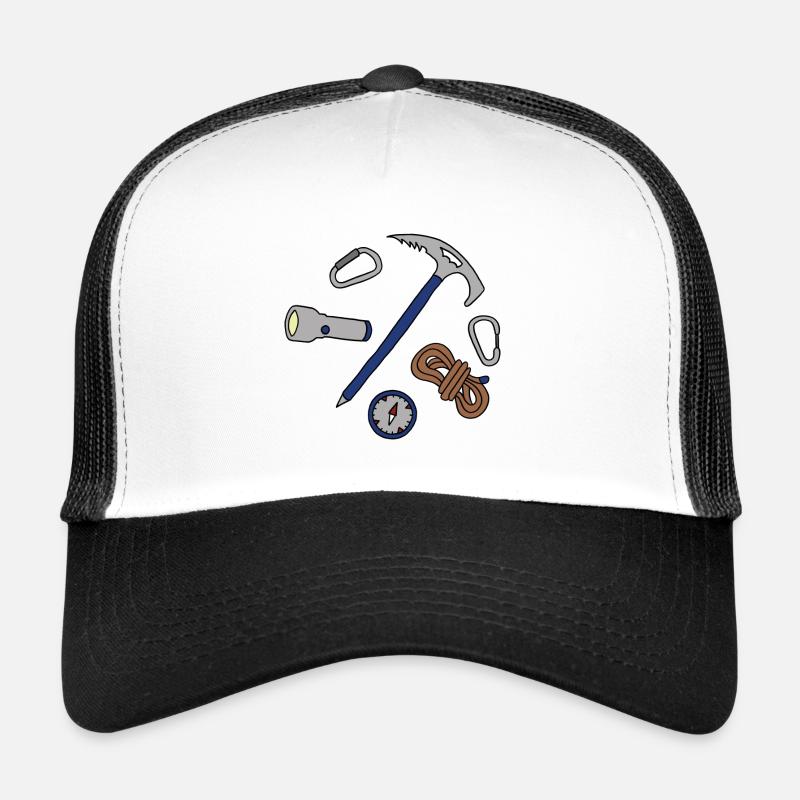 Berg klettern Kletterer Bergsteiger Trucker Cap