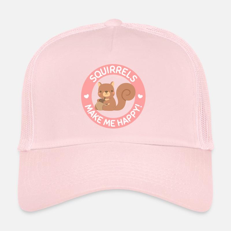 Eichhörnchen machen mich glücklich Trucker Cap