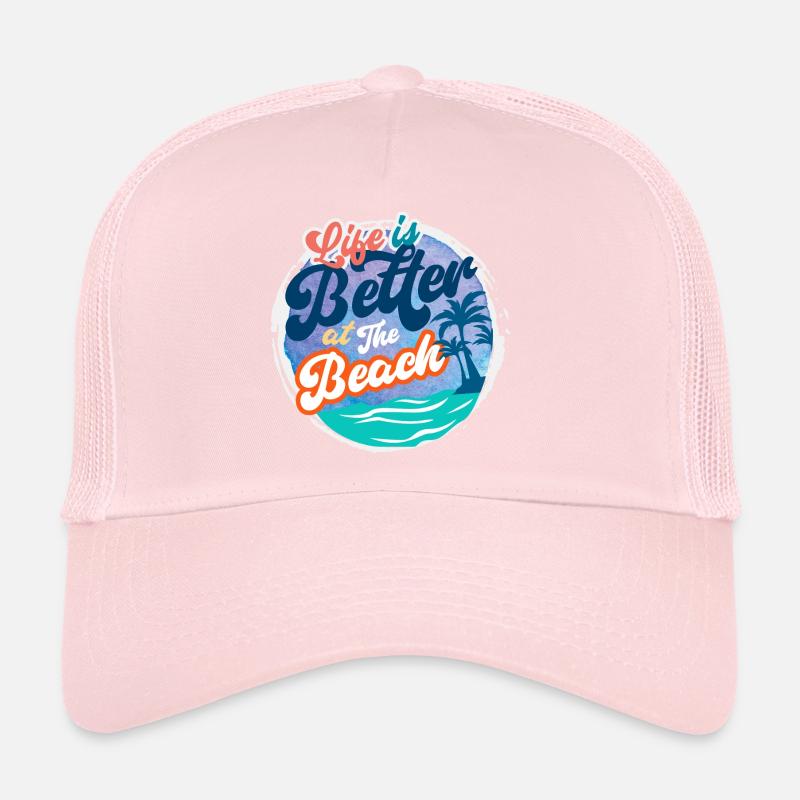 Strand Mode - Life is better at the Beach Casquette trucker 
