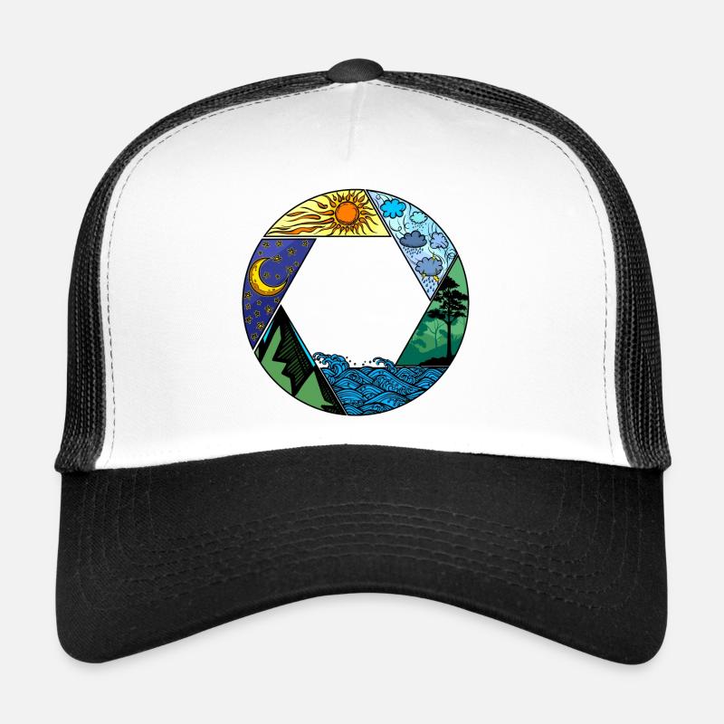 Mutter Natur Baum Umwelt - Trucker Cap - Weiß/Schwarz