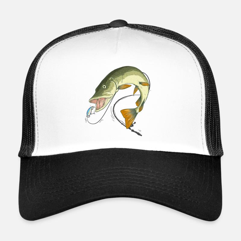 Hecht Wobbler pêche Casquette trucker 
