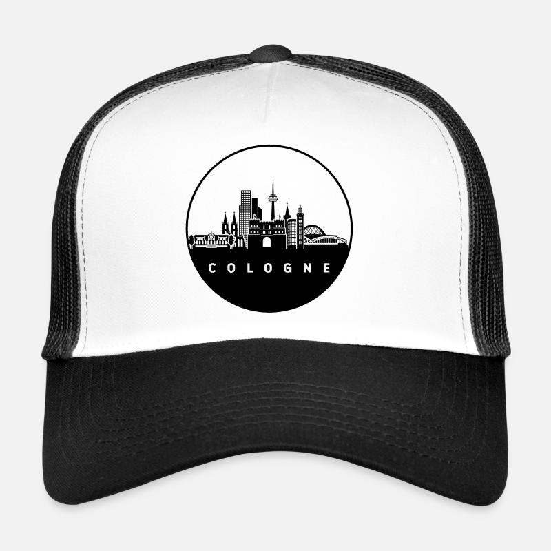 Cologne Germany Skyline Trucker Cap