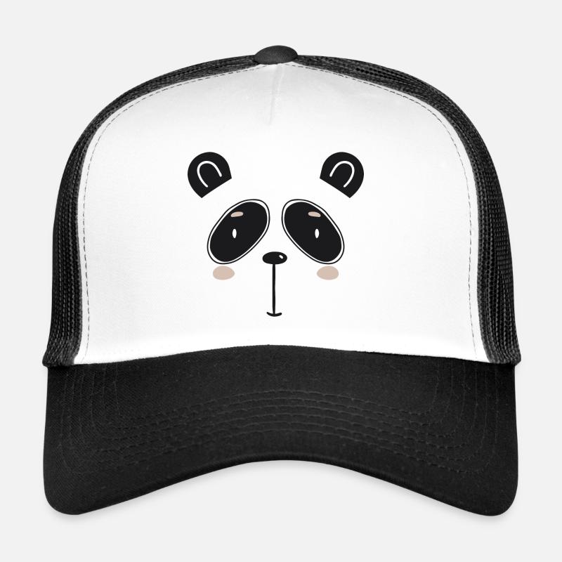 Mignons visages d’animaux pour les enfants panda cadeau Casquette trucker 