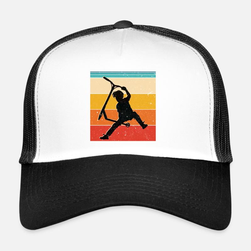 Freestyle-Roller - Trucker Cap - Weiß/Schwarz