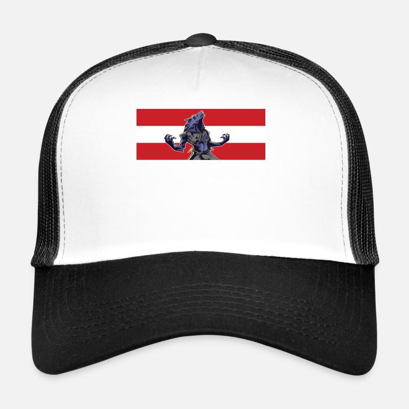 Werwolf Österreich Wolf Vollmond Trucker Cap