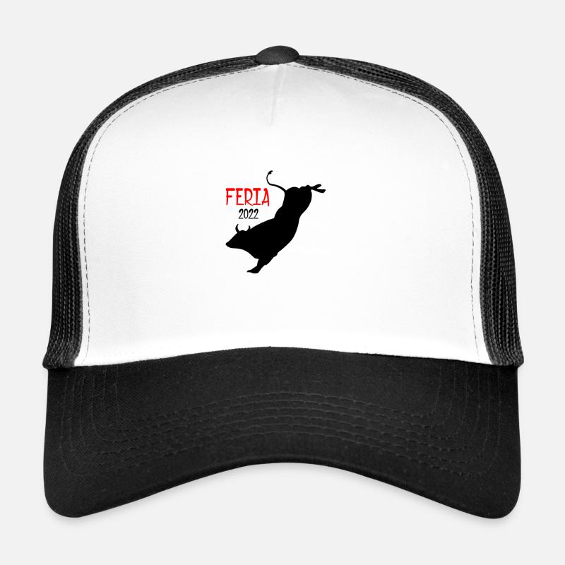 Feria 2022 - Casquette trucker  - blanc/noir