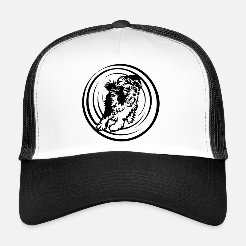 Bearded Collie Casquette trucker 