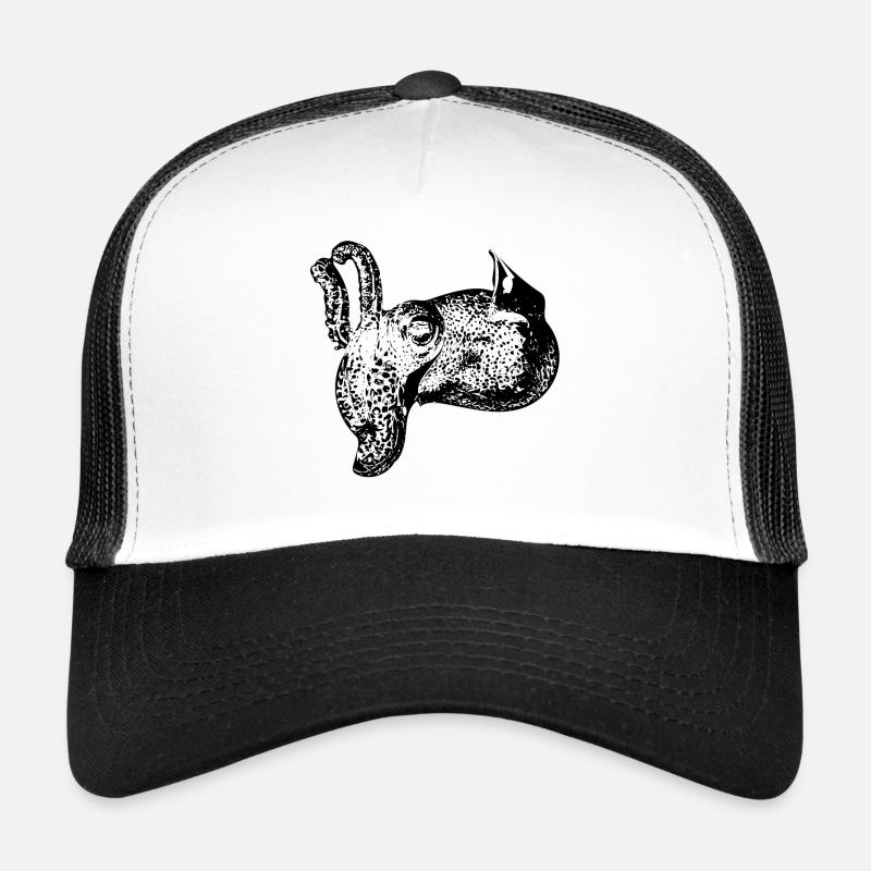 Vintage Cuttlefish Trucker Cap