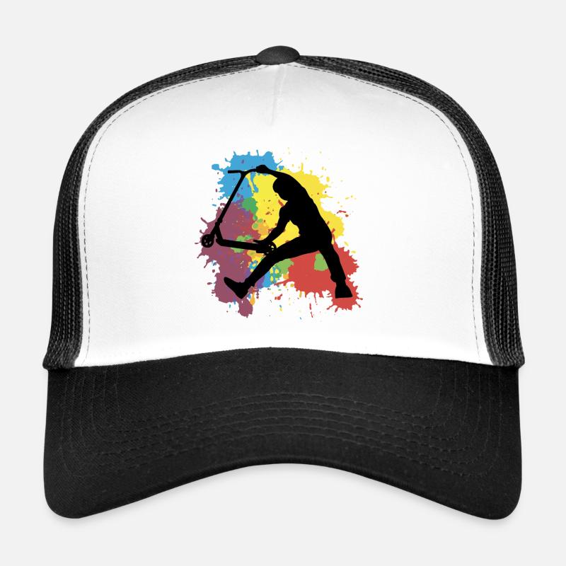 Abstract Finger Casquette trucker 