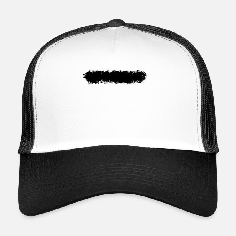 Pinselstrich Balken Strich Farbfleck Trucker Cap
