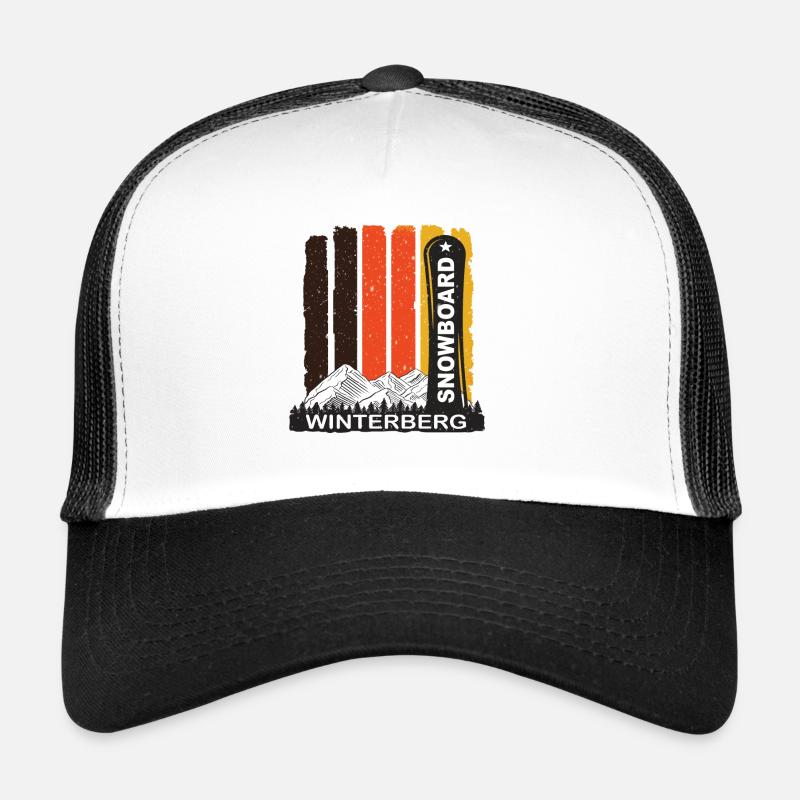 German Flag Winterberg - Trucker Cap - Weiß/Schwarz