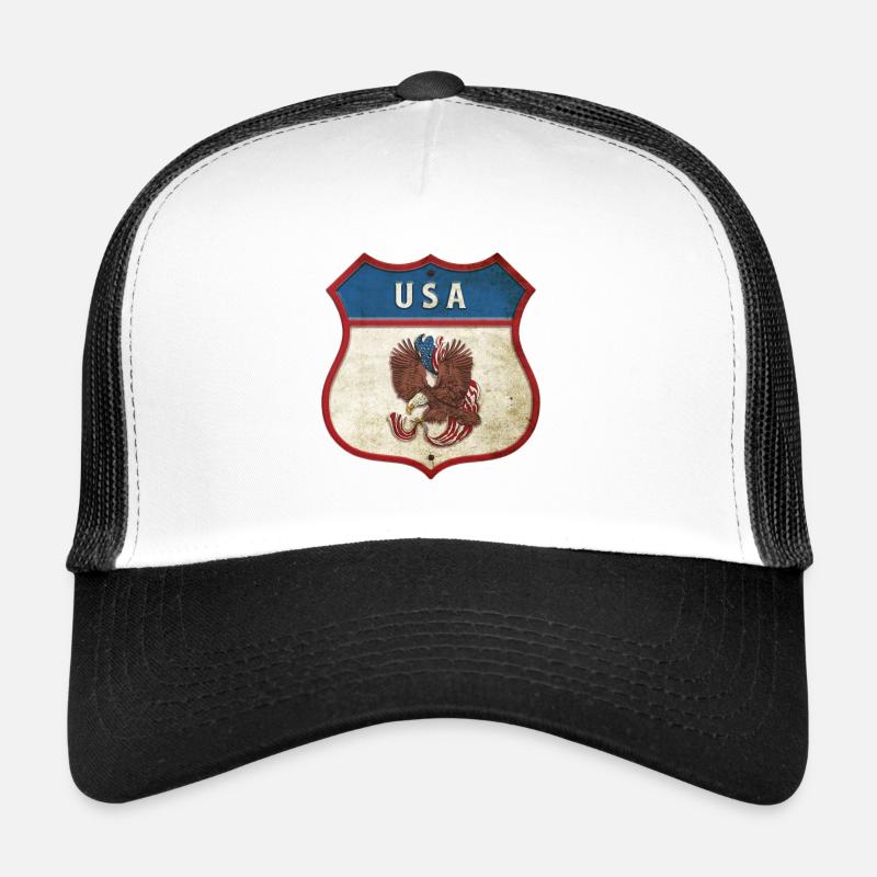 USA Wappen Adler Design Trucker Cap
