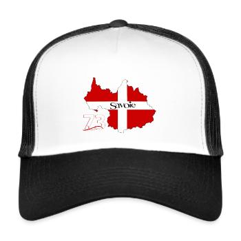 Savoie - Casquette trucker  - blanc/noir - Devant