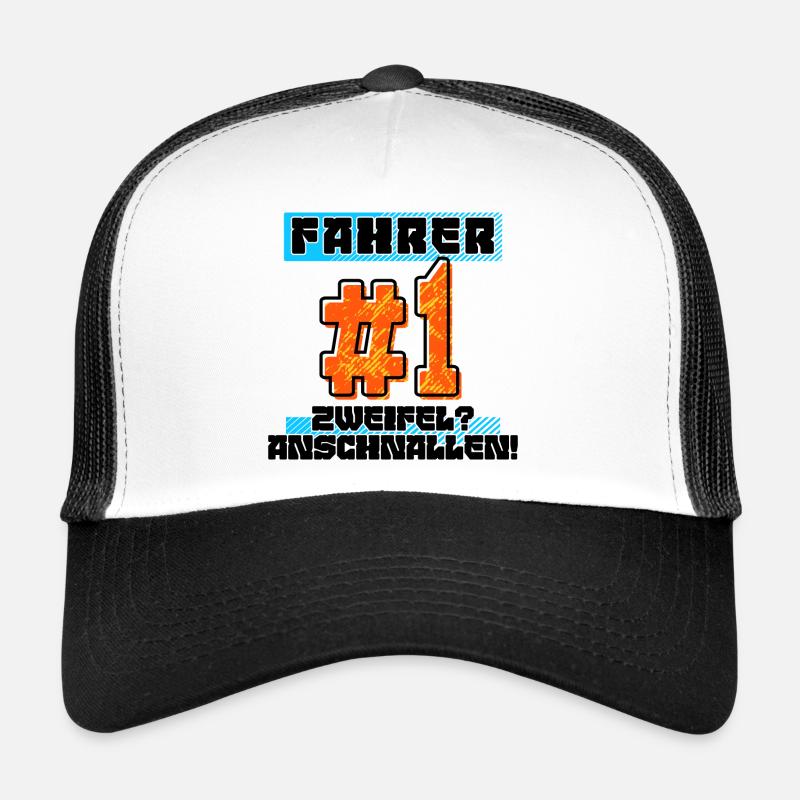 Statement Rennfahrer Auto Autofahren Raser Trucker Cap