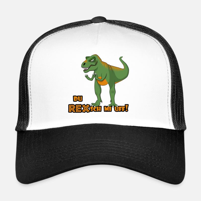 T-Rex "Regsch mi uf" Schweizerdeutsch Trucker Cap