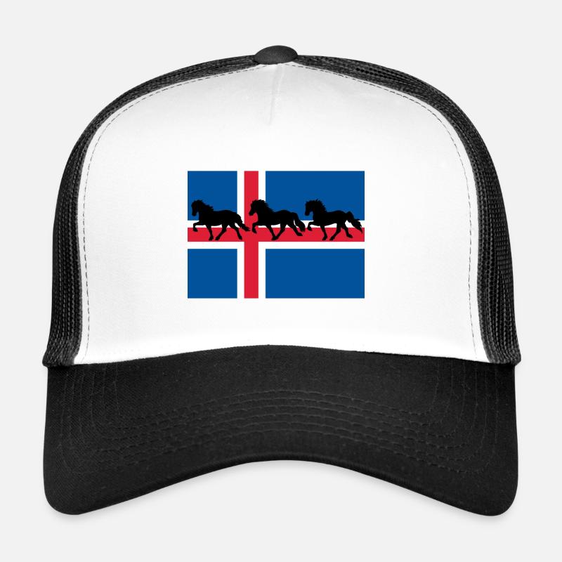 Islandflagge Tölter Trucker Cap
