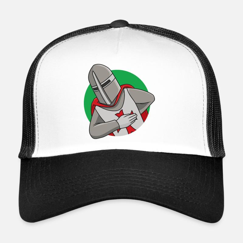 Croisé amical - Casquette trucker  - blanc/noir