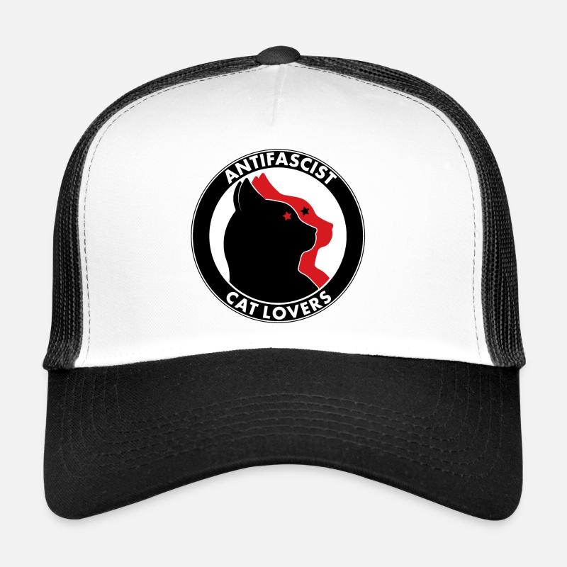 Antifascist Cat Lovers Trucker Cap