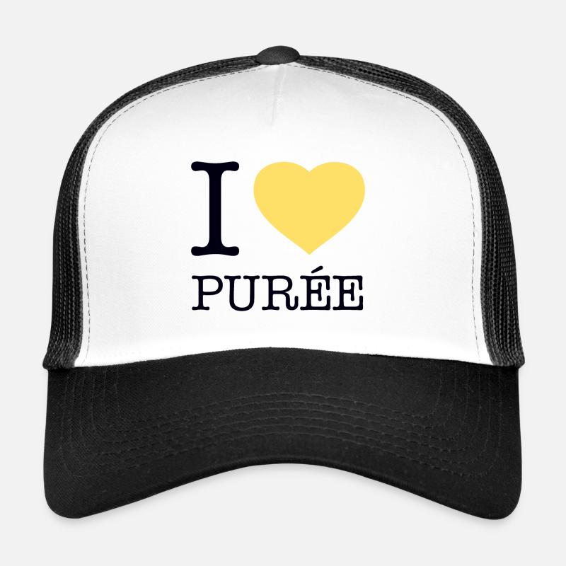 J’AIME LA PURÉE Pommes de terre Purée de pommes de terre Casquette trucker 