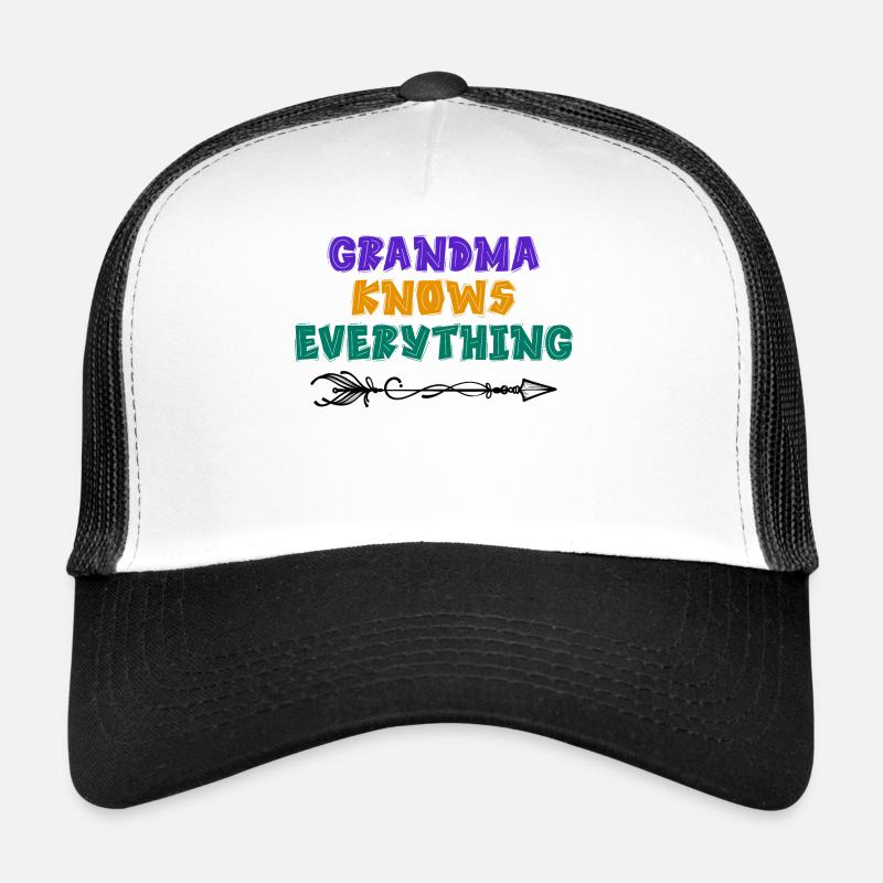 Alte Frau Cool Statement Großmutter Oma Seniorin Trucker Cap