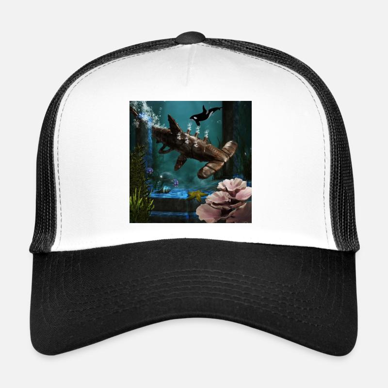 Requin-marteau steampunk génial Casquette trucker 