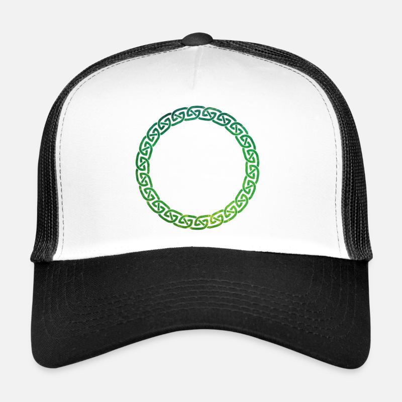 Celtic Knot - Trucker Cap - white/black