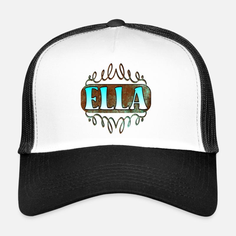 Nom Jour Cadeaux ELLA MAIDEN NAME Casquette trucker 