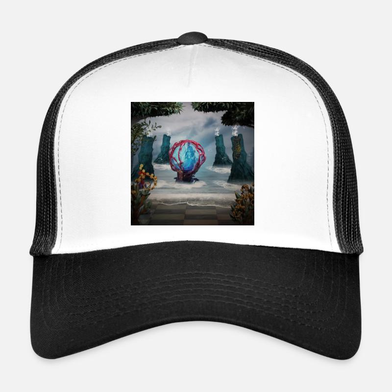In the cocoon on the beach Trucker Cap