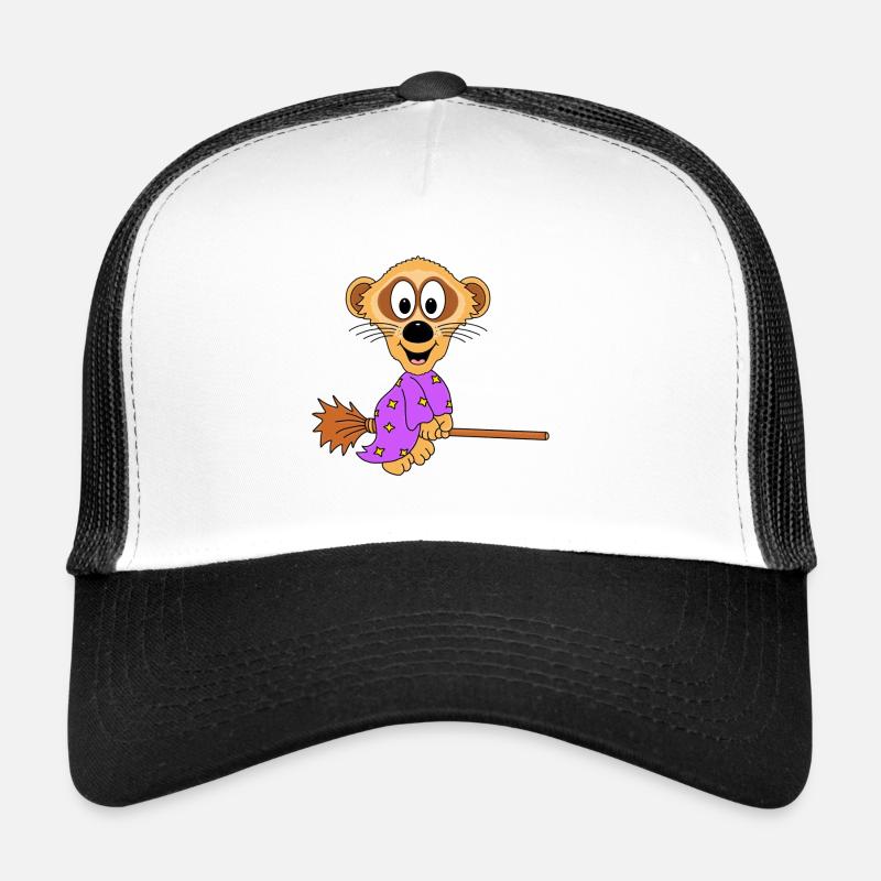 ERDMÄNNCHEN - HEXE - HEXENBESEN - TIERISCH Trucker Cap