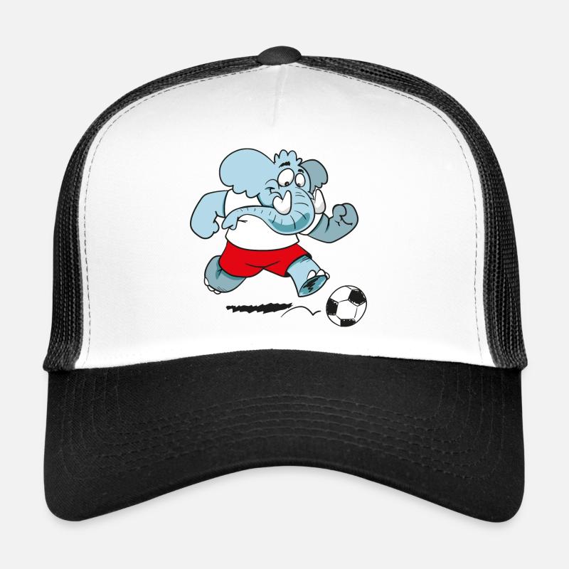 Elefant Fussballer Trucker Cap